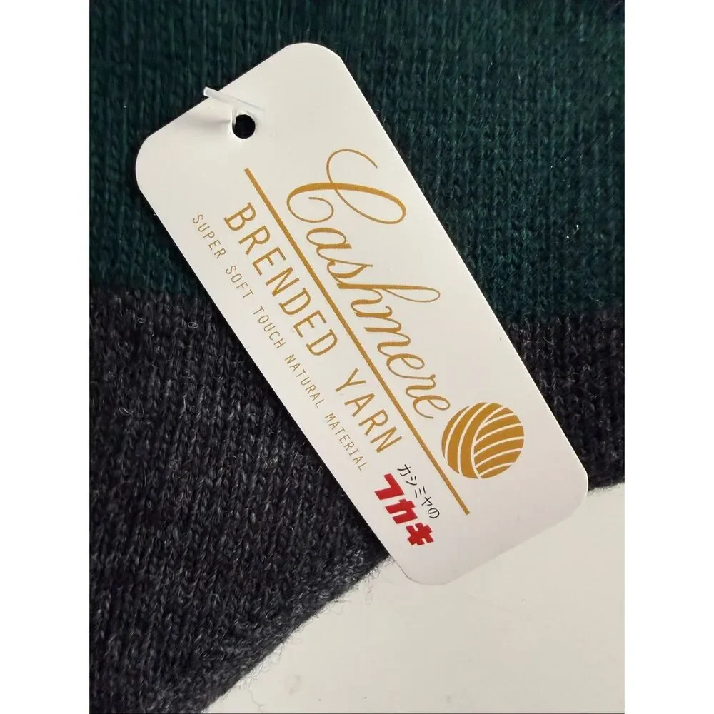 Anonymous ISM Socks Crew Made in Japan Cashmere Blend One Size Fits Most